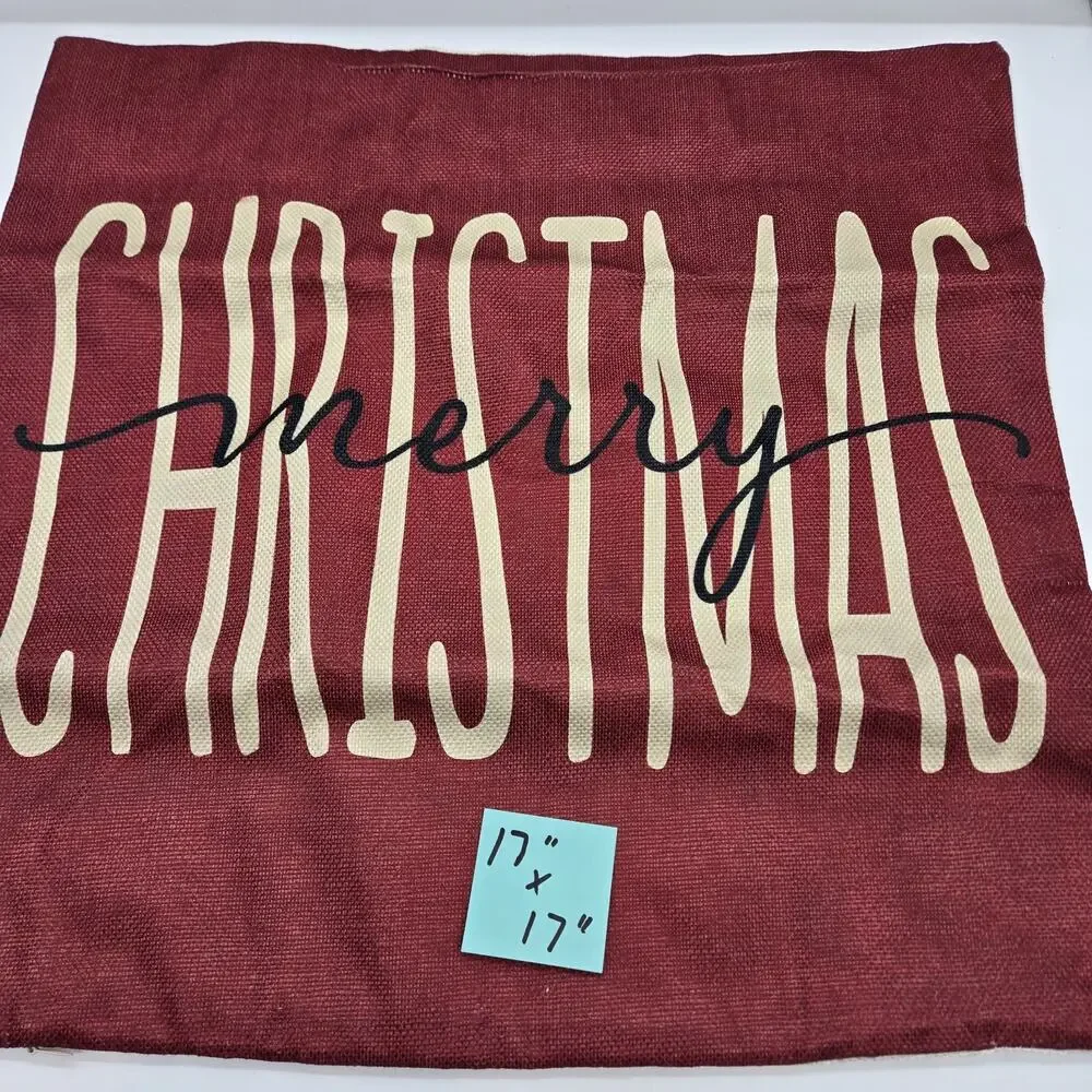 FARMHOUSE HOLIDAY Pillow Covers 17×17